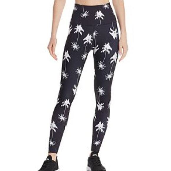 Beyond Yoga Palm Print Leggings - Size Small, Athletic, Palm Trees - Picture 1 of 4